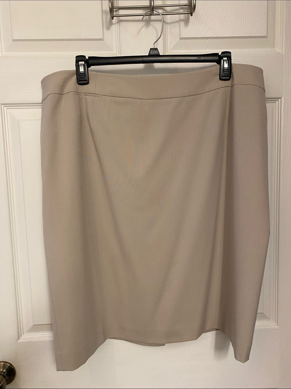 Calvin Klein Taupe Pencil Skirt 22W